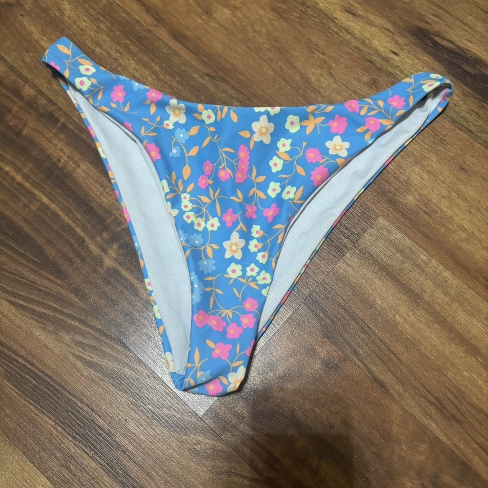 Aerie Blue Floral Bikini - Picture 4 of 4